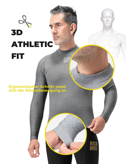 Kaksikerroksiset pyöräilyalusvaatteet, heijastavat, lämpöeristetyt, miesten, ROCKBROS