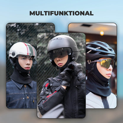 Hengittävä moottoripyöräkypärän huppu ja balaclava pyöräilyyn ja hiihtoon, unisex, ROCKBROS