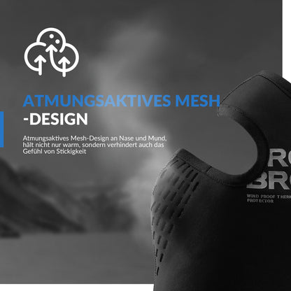 Pipohajoava maksimaaliseen mukavuuteen ja täydelliseen hiussuojaan ROCKBROS