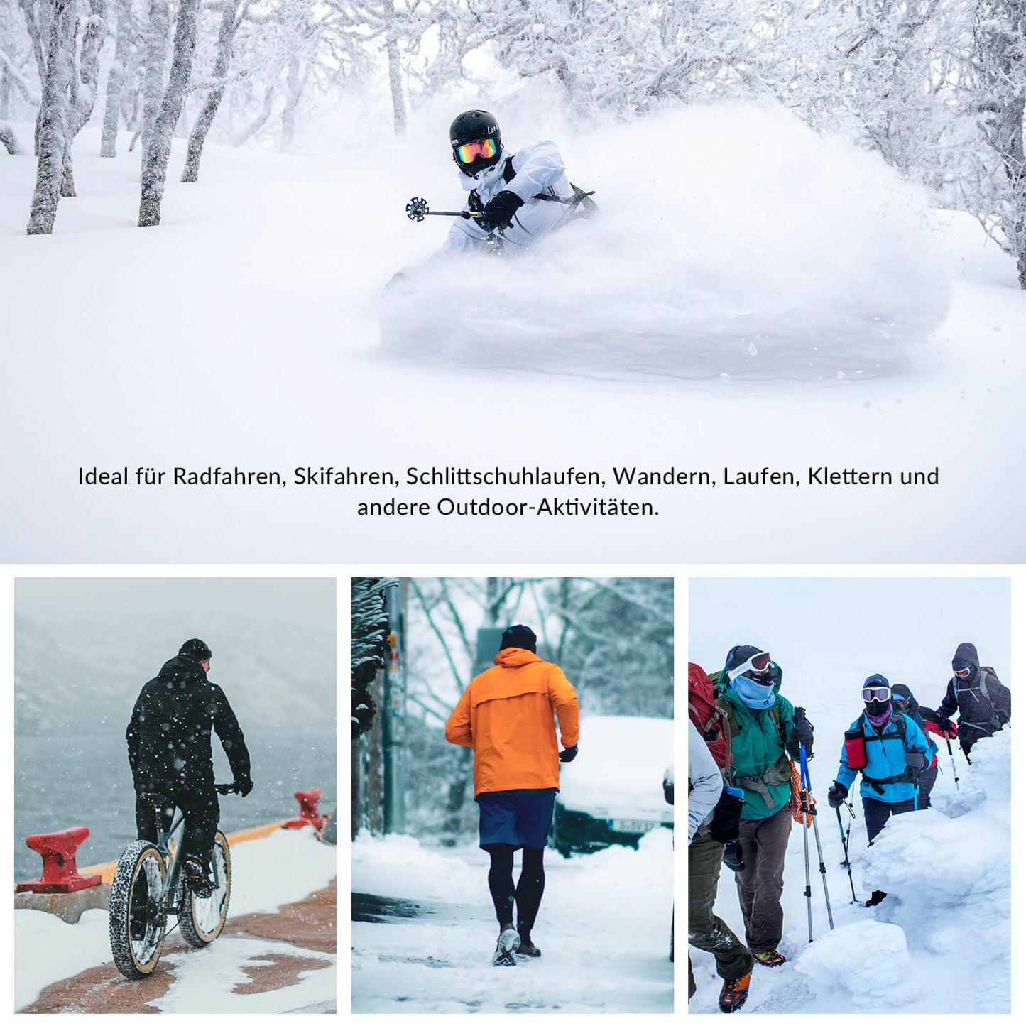 Pipohajoava maksimaaliseen mukavuuteen ja täydelliseen hiussuojaan ROCKBROS