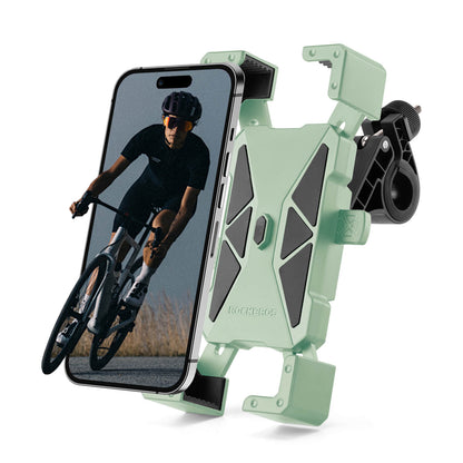 ROCKBROS Pyörän puhelinteline 360° Käännettävä puhelimille 4.5~7.2"