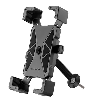 ROCKBROS Pyörän puhelinteline 360° Käännettävä puhelimille 4.5~7.2"