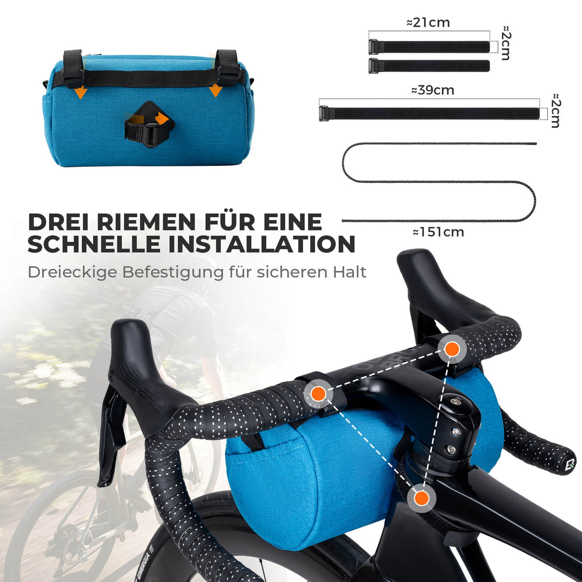 ROCKBROS Pieni Ohjastasku Olkahihalla 2L/3,6L - SketchRide Series