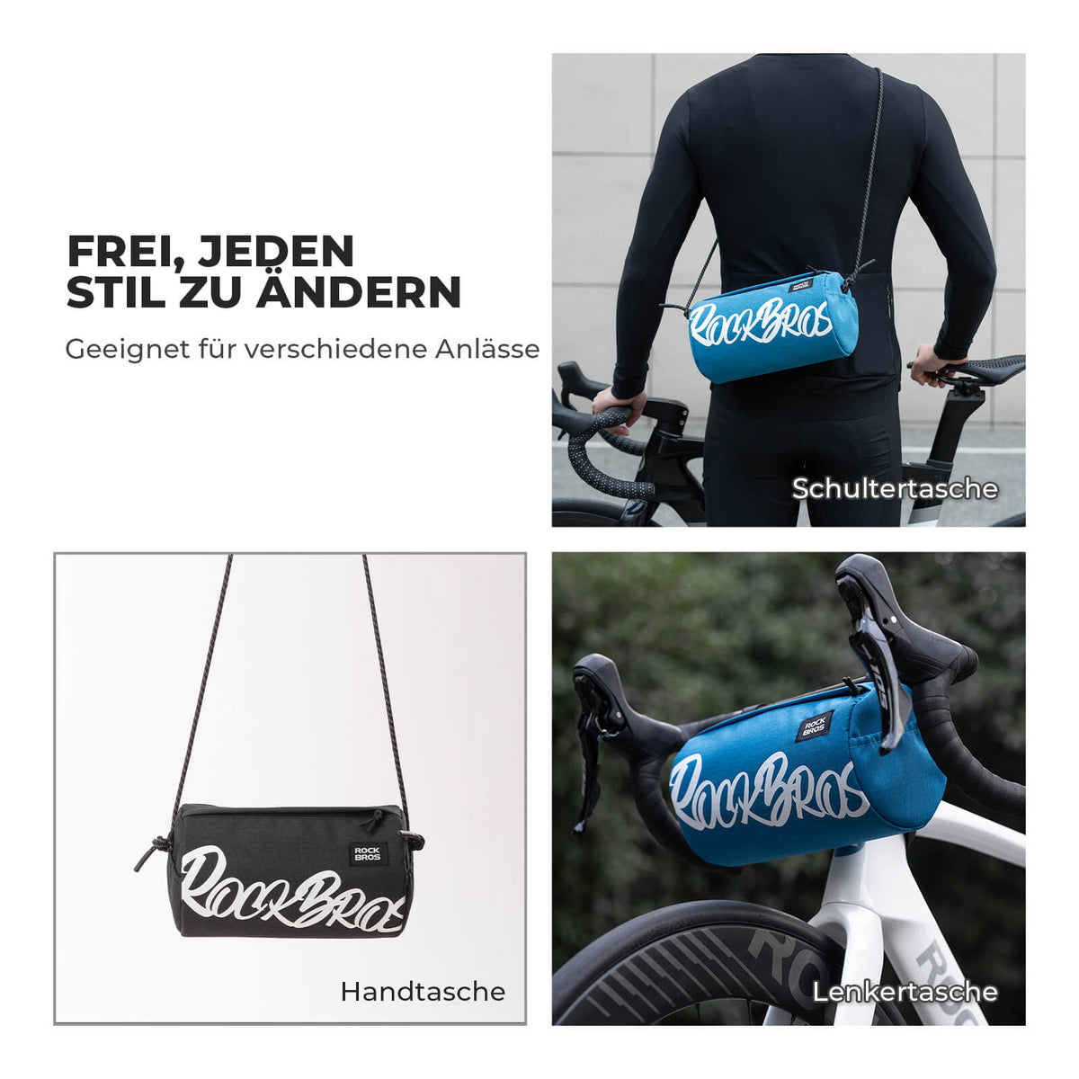 ROCKBROS Pieni Ohjastasku Olkahihalla 2L/3,6L - SketchRide Series