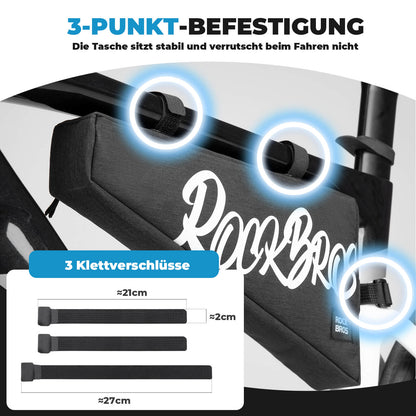 ROCKBROS runkopussi tarranauhakiinnityksellä 1,9L - SketchRide Series