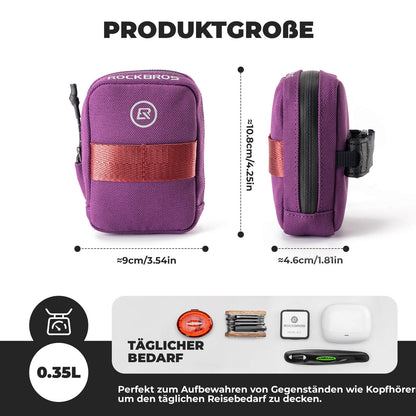 Polkupyörän satulalaukku Kompakti säilytyslaukku Maantiepyörä Maastopyörä ROCKBROS