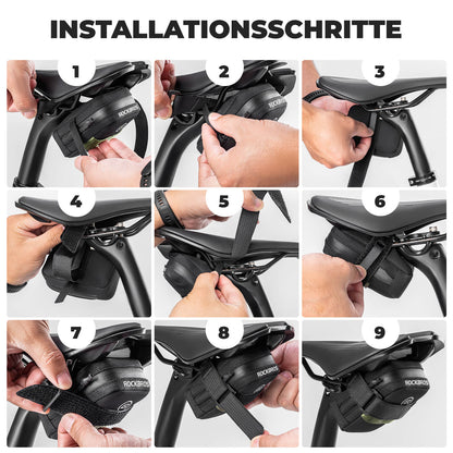 Polkupyörän satulalaukku Kompakti säilytyslaukku Maantiepyörä Maastopyörä ROCKBROS