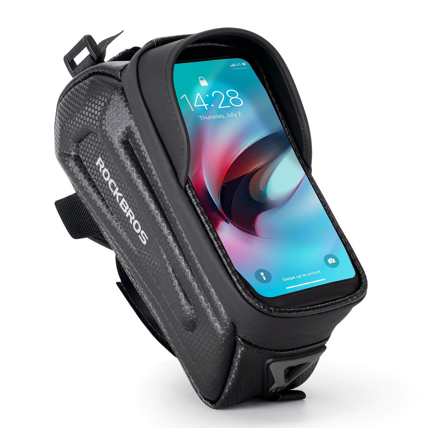 Vettähylkivä polkupyörälaukku, kännykkäkotelo TPU-kosketusnäytöllä, ROCKBROS