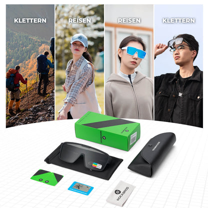 Polarisoidut pyöräilylasit, ulkoiluaurinkolasit, suojalasit, maastopyöräilyyn, ROCKBROS