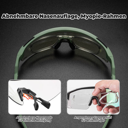 Pyöräilylasit, fotokromiset/polarisoidut, tuulenpitävät, UV-suoja, ROCKBROS