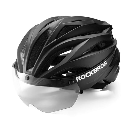 ROCKBROS pyöräkypärä Magneettinen irrotettava MTB-kypärä visiirillä