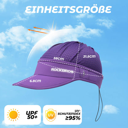 ROCKBROS Hevosenhäntä-lippikäs UV-suoja Kesä Unisex
