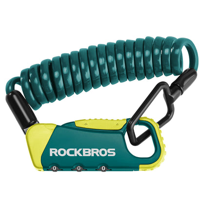 ROCKBROS Kaapelilukko Koodilukko Kypärälukko 120cm Kevyt