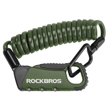 ROCKBROS Kaapelilukko Koodilukko Kypärälukko 120cm Kevyt