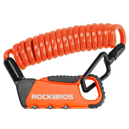 ROCKBROS Kaapelilukko Koodilukko Kypärälukko 120cm Kevyt