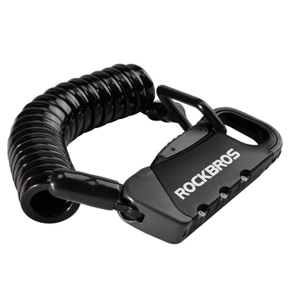 ROCKBROS Kaapelilukko Koodilukko Kypärälukko 120cm Kevyt
