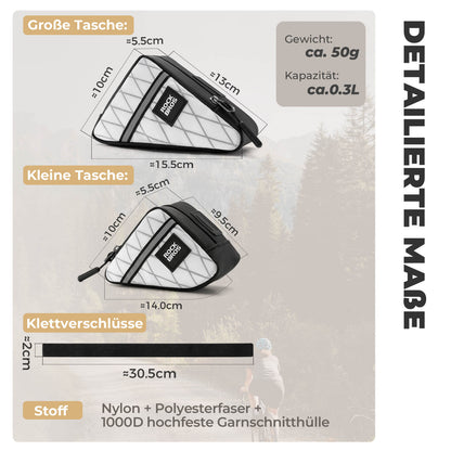 Polkupyörän runkolaukku, kolmionmuotoinen laukku Bromptonille 0.25/0.3L ROCKBROS
