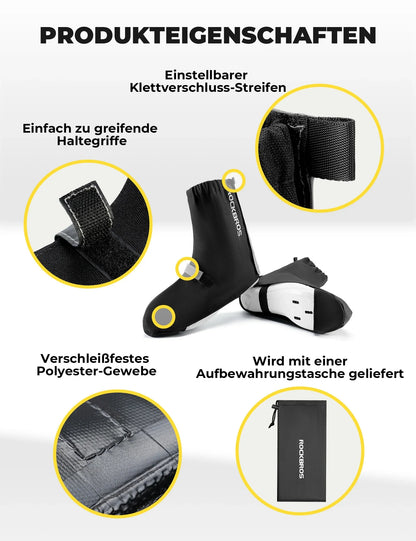 ROCKBROS polkupyörän ylisukat Heijastavat Vedenkestävät tarranauhalla