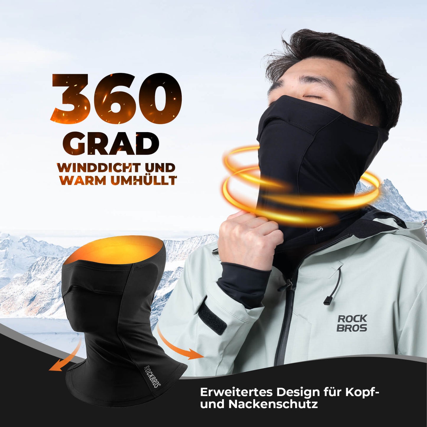 Puolipipohuivi, hengittävä ja joustava, pyöräilyyn ja kiipeilyyn, ROCKBROS