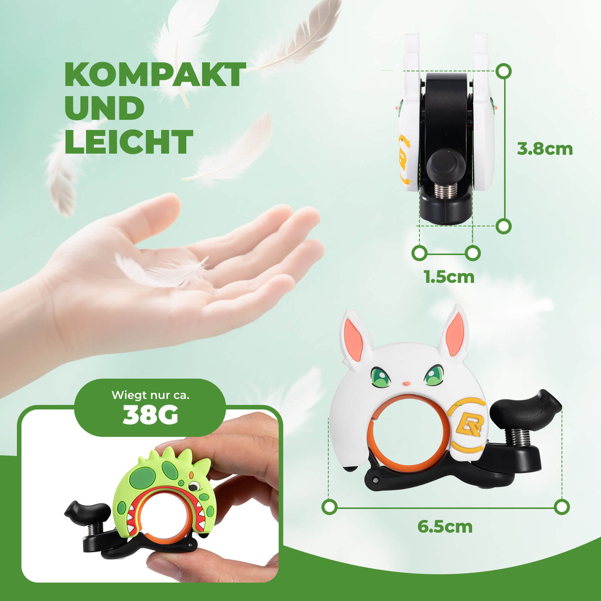 ROCKBROS lasten pyöräkello äänekäs ohjaustankoon 22,2–25,4 mm
