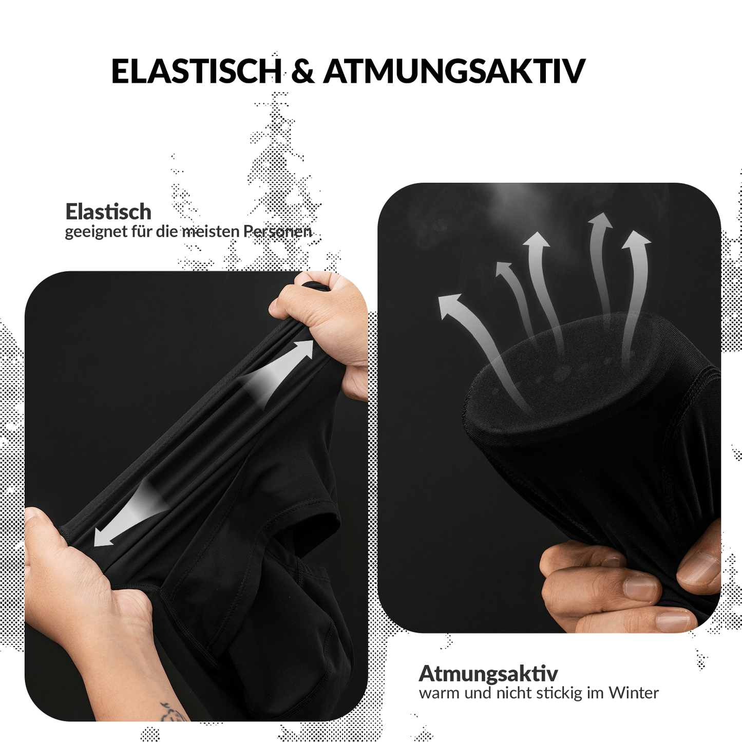 Lasten talvipipo-kasvomaski tytöille/pojille ROCKBROS