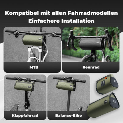 ROCKBROS 2-in-1 pyörälaukkusetti Vettähylkivä