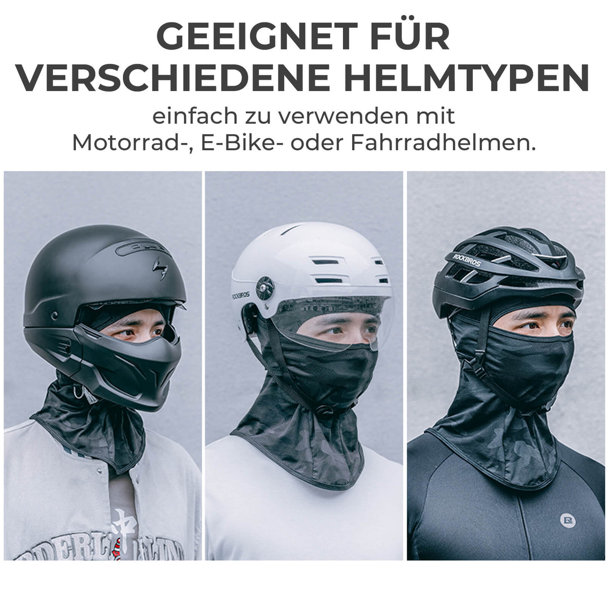 ROCKBROS Kesä-balaclava Viilentävä myyrähuppu UV-suoja