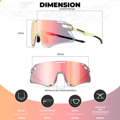 Aurinkolasit, tuulenpitävät pyöräilylasit ulkoiluun, ROCKBROS