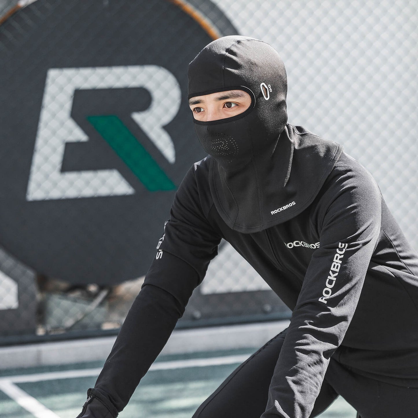 Pipo/kypäränaamari, syksy/talvi, lämmin, silmälasireiällä, ROCKBROS