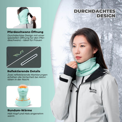 TVI Naisten Pipo poninhäntäaukolla, Lämminvihreä, ROCKBROS
