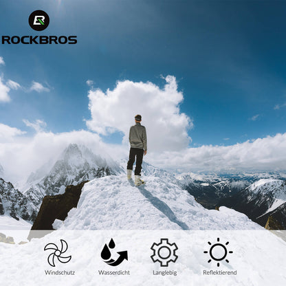 Vettähylkivät polkupyörän kengänsuojat, tuulenpitävät kengänsuojat, ROCKBROS