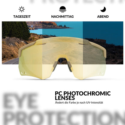 Ultrakevyet pyöräilylasit, fotokromiset aurinkolasit UV400-suojalla, ROCKBROS