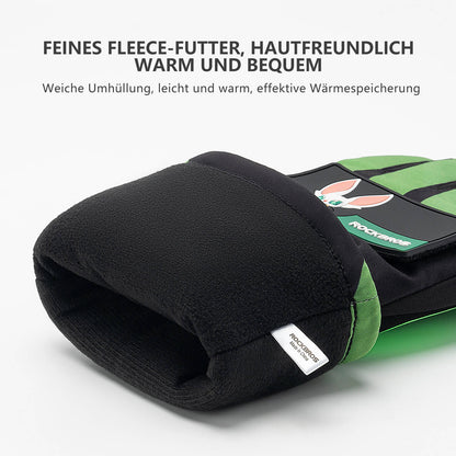 Lämmitettävät talvipyöräilykäsineet, 3 lämpöasetusta, koot M-XL, ROCKBROS