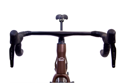 RINOS Hiilikuitu Gravelpyörä Sandman8.0 Shimano 105 Di2 Kahvi