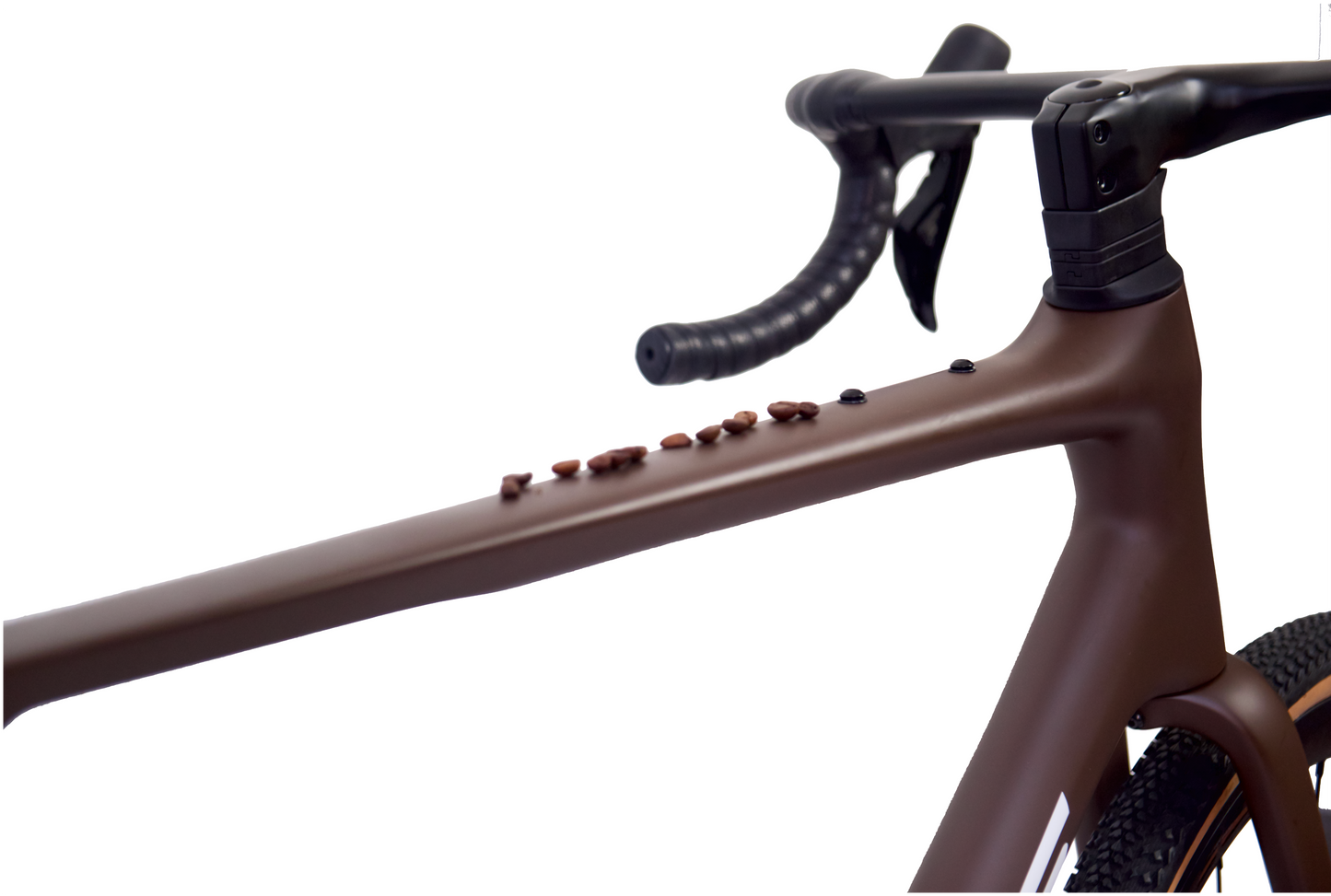 RINOS Hiilikuitu Gravelpyörä Sandman8.0 Shimano 105 Di2 Kahvi