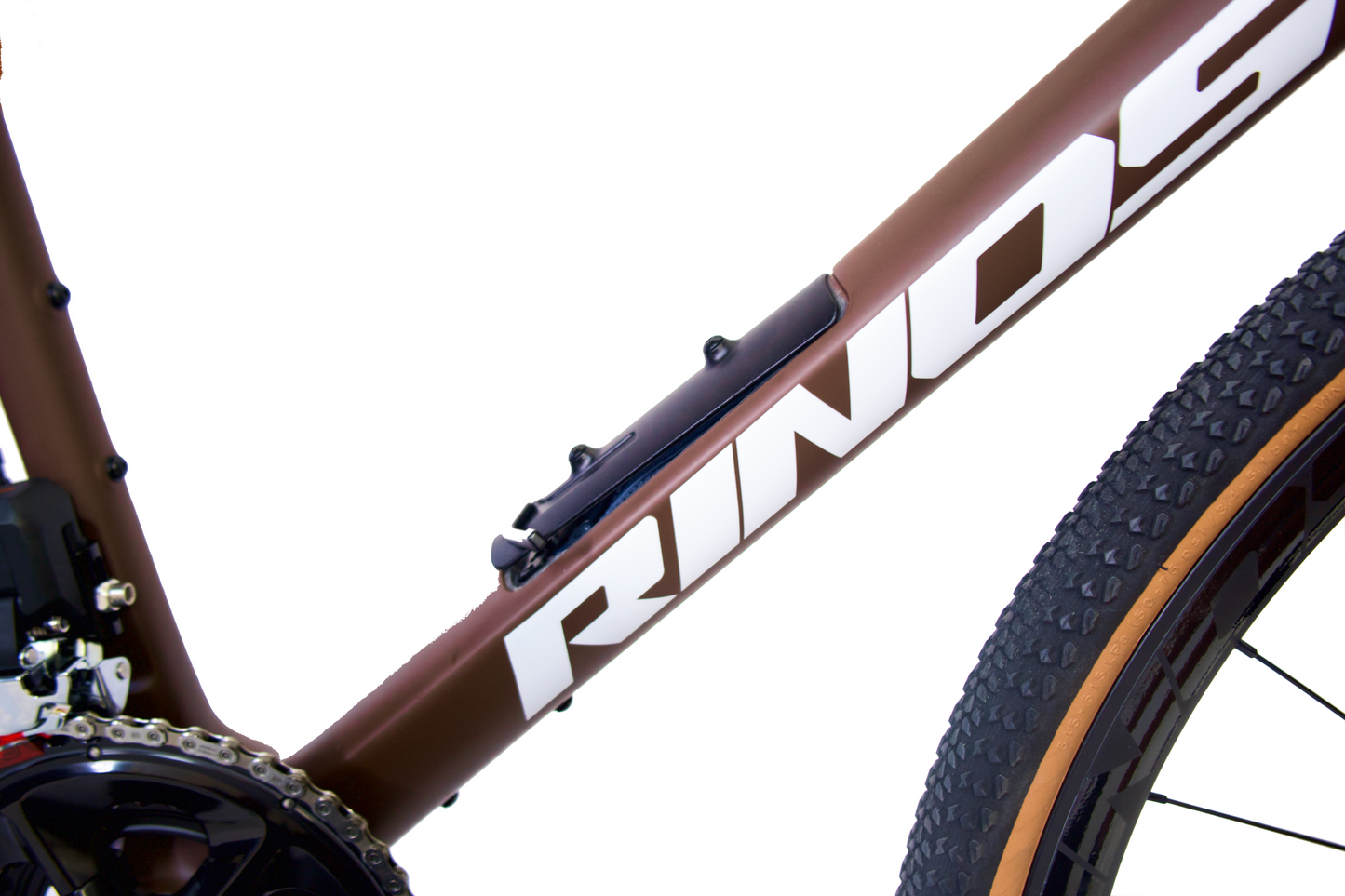 RINOS Hiilikuitu Gravelpyörä Sandman8.0 Shimano 105 Di2 Kahvi