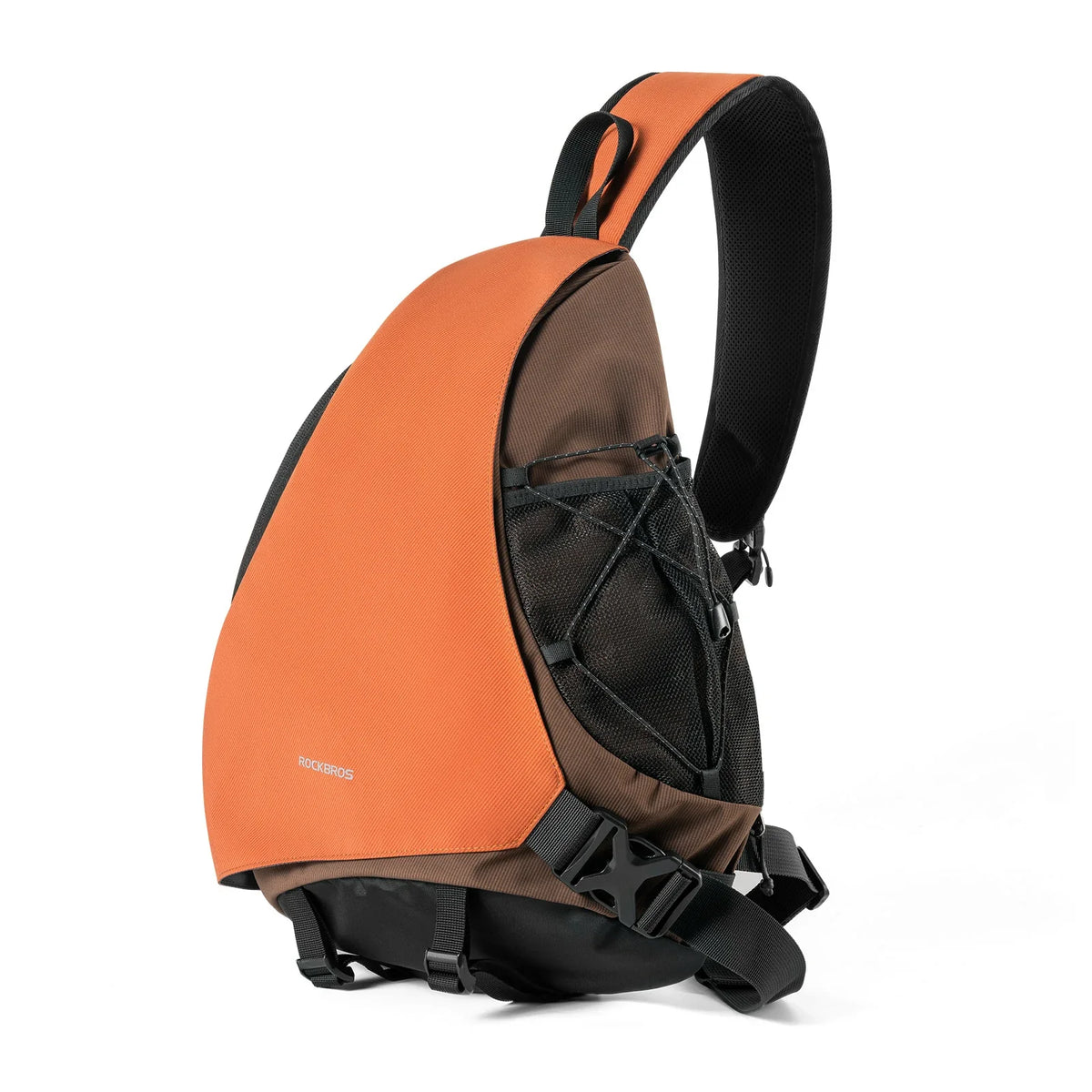 ROCKBROS Sling Bag Suuri, Sling-reppu magneettilukolla, Crossbody-laukku