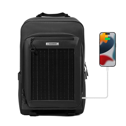 ROCKBROS Aurinkoreppu Solaarireppu 20L joustavalla irrotettavalla 10V 14W