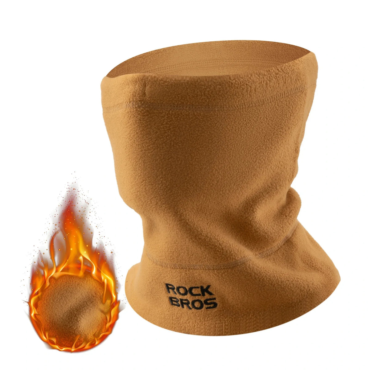 ROCKBROS Talviputkishallinta fleece kaulanlämmitin, tuulenpitävä monitoimiliina