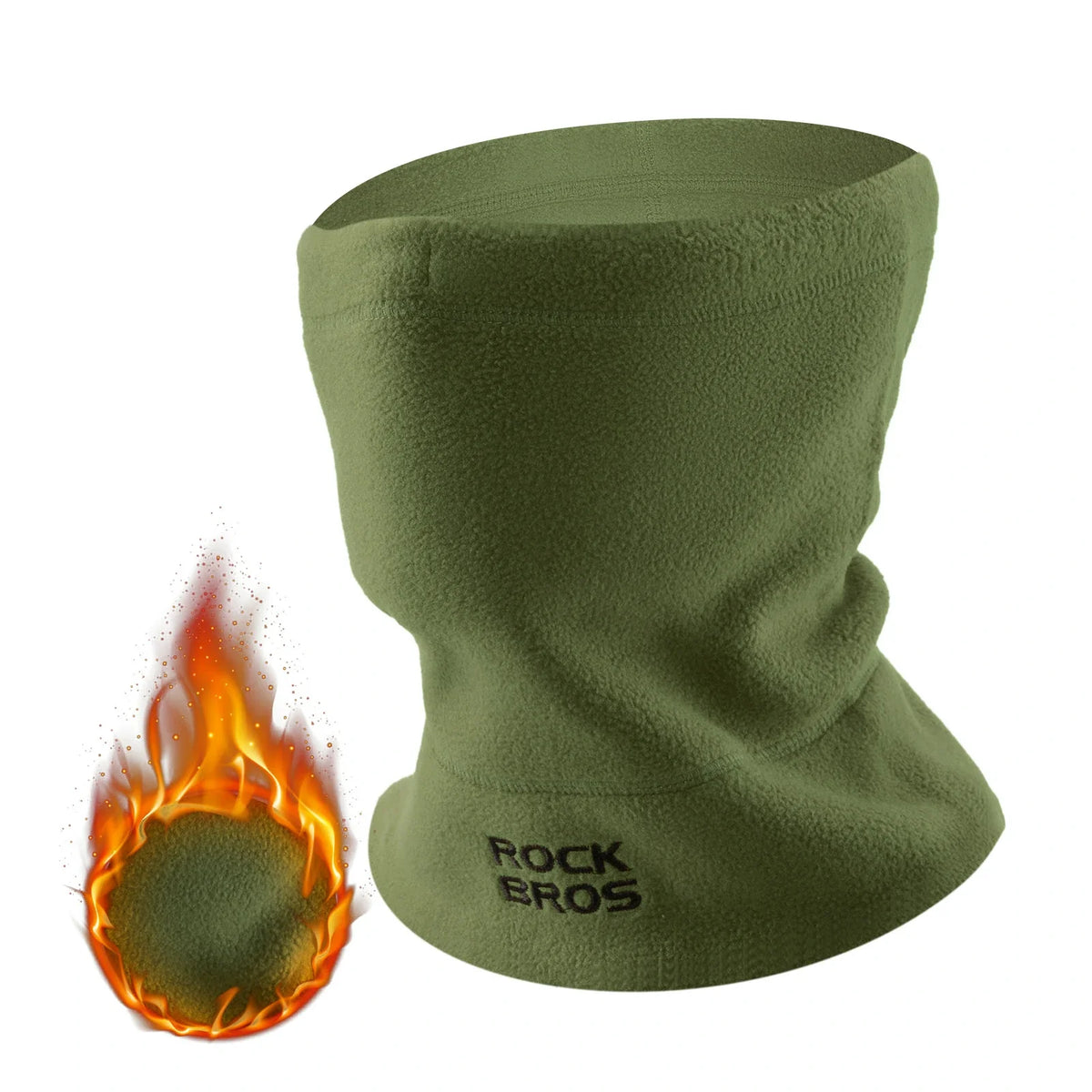 ROCKBROS Talviputkishallinta fleece kaulanlämmitin, tuulenpitävä monitoimiliina