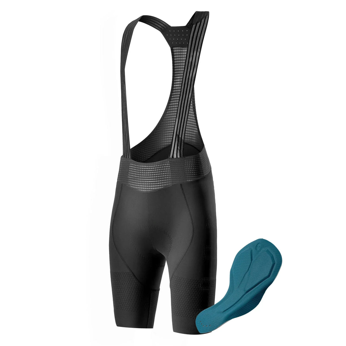 ROCKBROS Trägerhose Fahrrad Herren mit Elastisch 4D Ergonomisches Sitzpolster