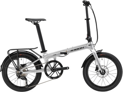 KABON City Taittopyörä hiilikuitu Shimano Altus 9 vaihdetta 20 tuumaa