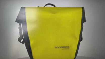 ROCKBROS AS-003-1BK Edessä/takana kantolaukku 12-16L
