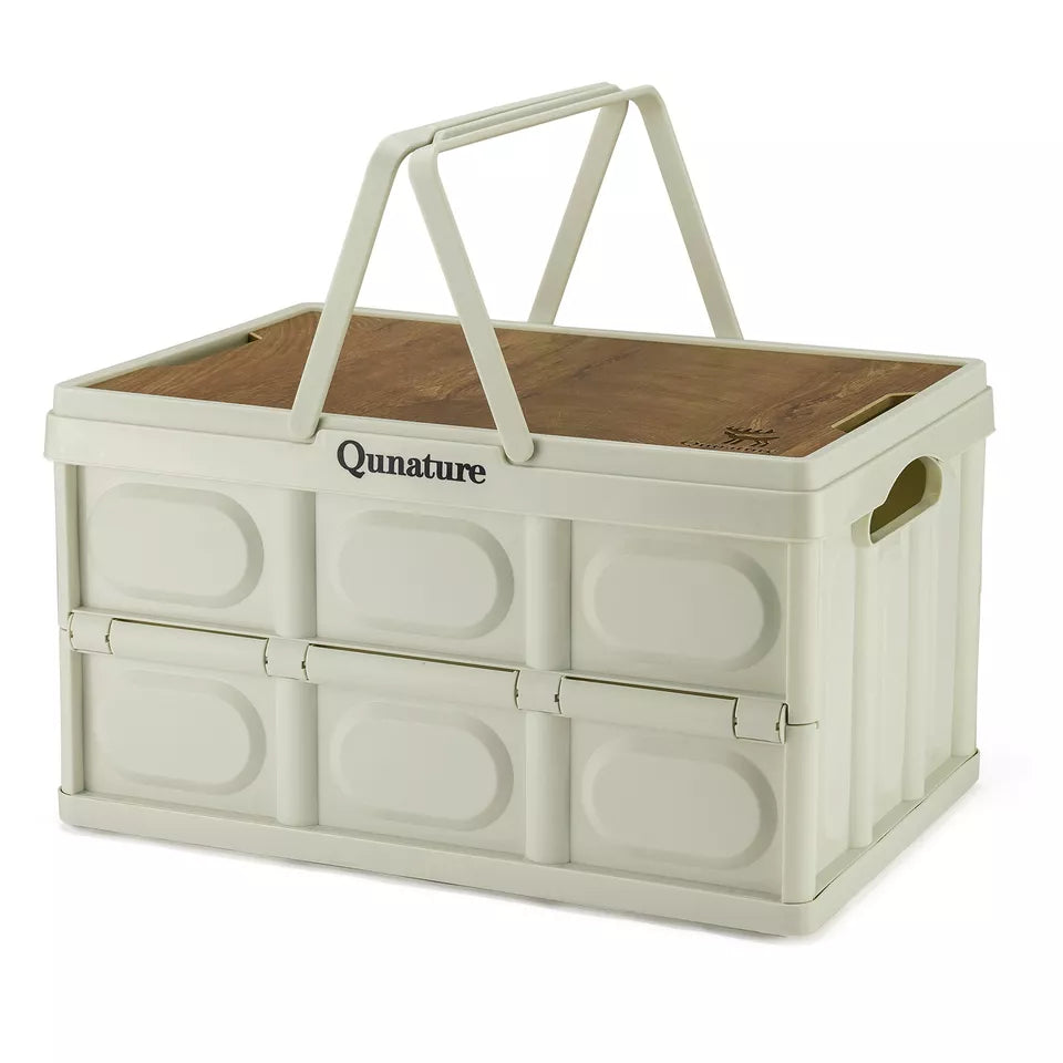 Qunature Camping Box Taitettava Järjestäjä Camping Box Säilytyslaatikko 26/55/60L