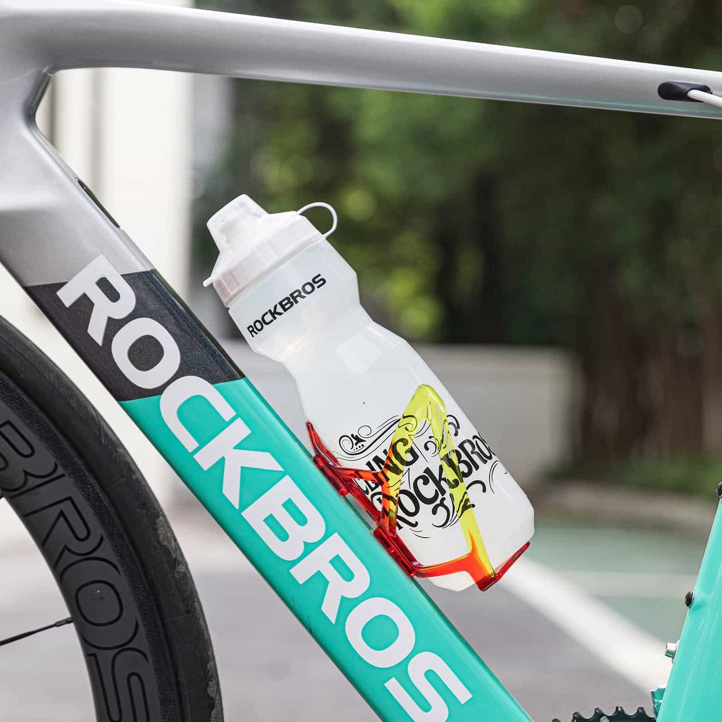 35 g kevyt PC-polkupyörän pulloteline ROCKBROS