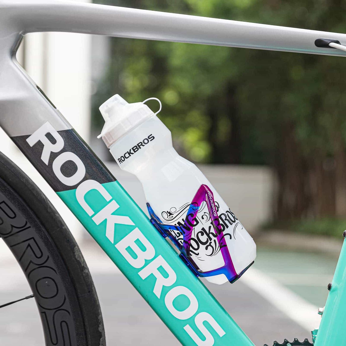 35 g kevyt PC-polkupyörän pulloteline ROCKBROS