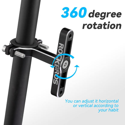 Alumiininen yleiskäyttöinen pullotelinesovitin polkupyörille ja moottoripyörille ROCKBROS