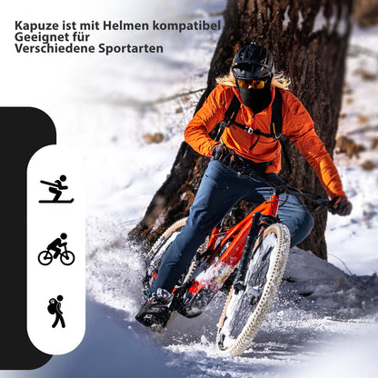 Pipohajoava, talvinen hiihtomaski, lämmin myrskymaski, unisex, yksi koko, ROCKBROS