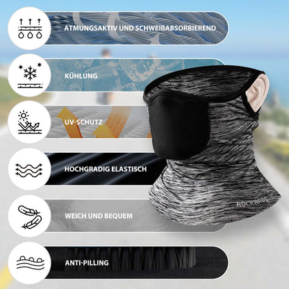 Monitoimiset hengittävät balaklavat, unisex-kasvosuojus, ROCKBROS