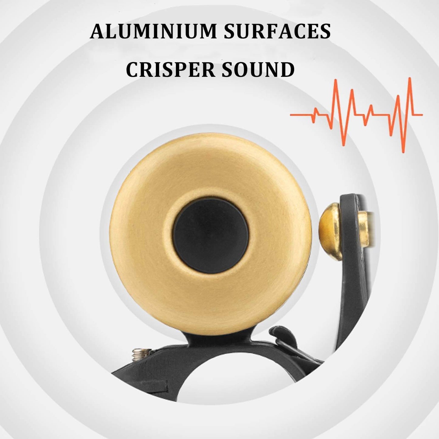 Klassinen messinkinen polkupyörän kello Mini polkupyörän kellot 1-2 Soittoääni ROCKBROS